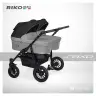 Riko Basic Saxo 05 Grey Fox Dvīņu rati 2in1