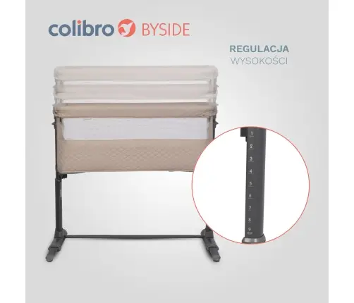 Bērnu šūpulis Colibro Byside Taupe