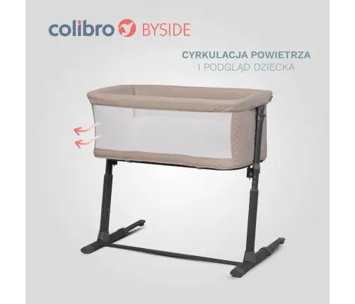 Bērnu šūpulis Colibro Byside Taupe