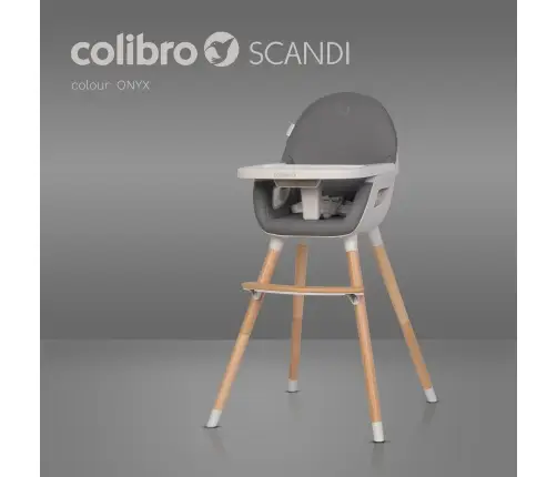 Krzesło do karmienia Colibro Scandi Onyx