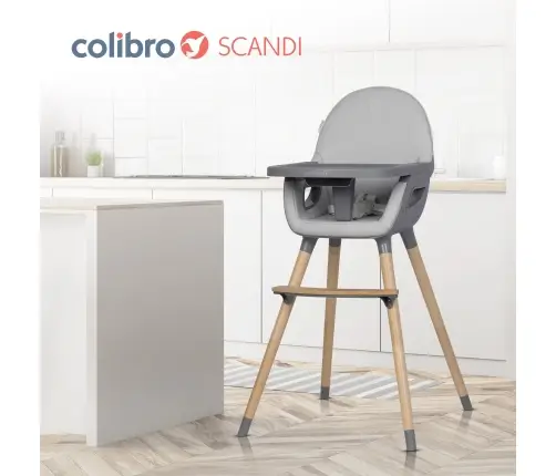 Krzesło do karmienia Colibro Scandi Dove