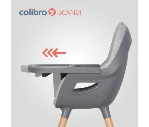 Krzesło do karmienia Colibro Scandi Dove