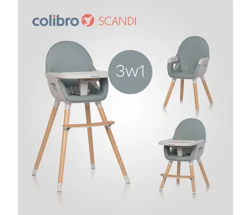 Krzesło do karmienia Colibro Scandi Agava