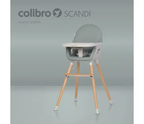 Krzesło do karmienia Colibro Scandi Agava