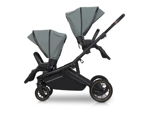 Cavoe Avec Boho Green Vežimėlis dvynukams