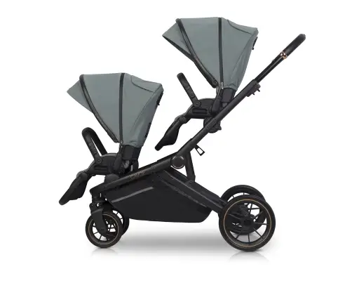 Cavoe Avec Boho Green Vežimėlis dvynukams