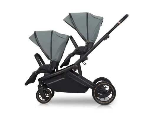 Cavoe Avec Boho Green Vežimėlis dvynukams