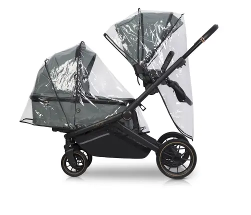 Cavoe Avec Boho Green Vežimėlis dvynukams