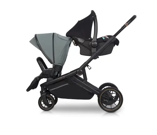 Cavoe Avec Boho Green Vežimėlis dvynukams