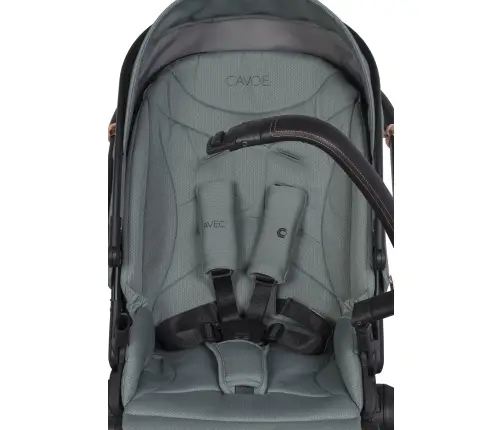 Cavoe Avec Boho Green Vežimėlis dvynukams