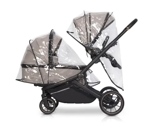 Cavoe Avec Taupe Коляска для двойняшек