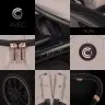 Cavoe Avec Taupe Коляска для двойняшек
