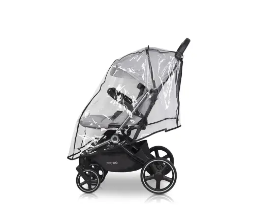 EasyGo Echo Cloudy Gray Коляска для двойняшек