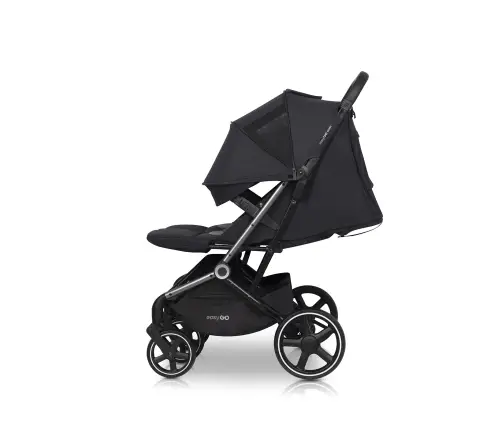 EasyGo Echo Ebony Black Dvivietė vežimėlis