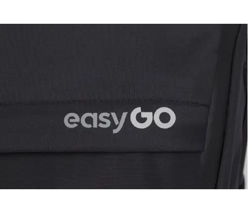 EasyGo Echo Ebony Black Dvivietė vežimėlis