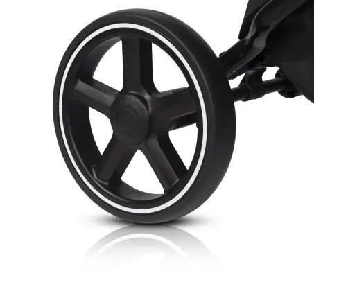 EasyGo Echo Ebony Black Dvivietė vežimėlis