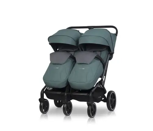 EasyGo Echo Sage Green Коляска для двойняшек