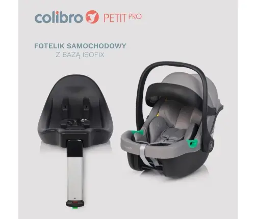 Colibro Petit Pro Dove + Isofix bāze Bērnu autosēdeklis 0-13 kg