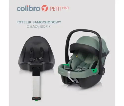 Colibro Petit Pro Pine + Isofix bāze Bērnu autosēdeklis 0-13 kg