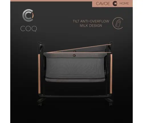 Elektryczna kołyska łóżeczko 4w1 Cavoe COQ Meteorite