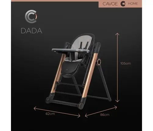 Elektryczna huśtawka krzesełko do karmienia Cavoe Dada Meteorite