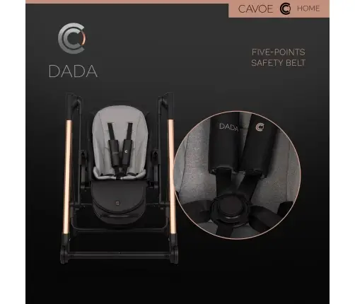 Elektryczna huśtawka krzesełko do karmienia Cavoe Dada Meteorite