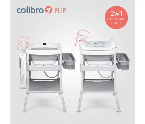 Wanienka dziecięca z przewijakiem Colibro Flip