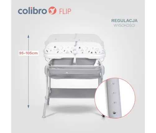 Wanienka dziecięca z przewijakiem Colibro Flip