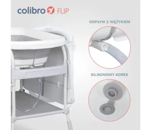 Wanienka dziecięca z przewijakiem Colibro Flip