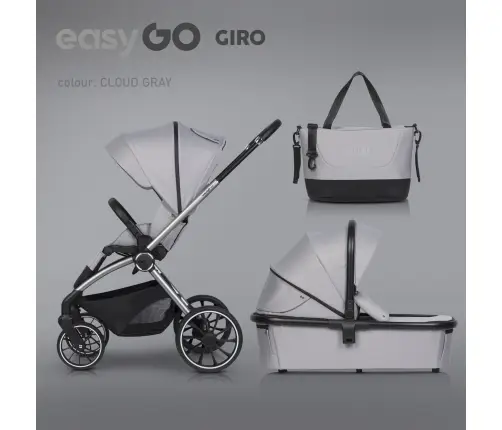 EasyGo Giro Cloudy Gray Детская коляска 2in1