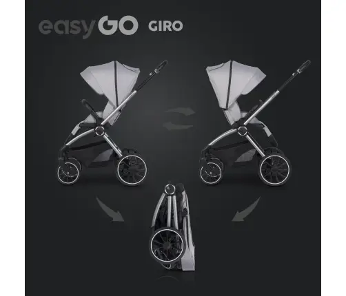 EasyGo Giro Cloudy Gray Детская коляска 2in1