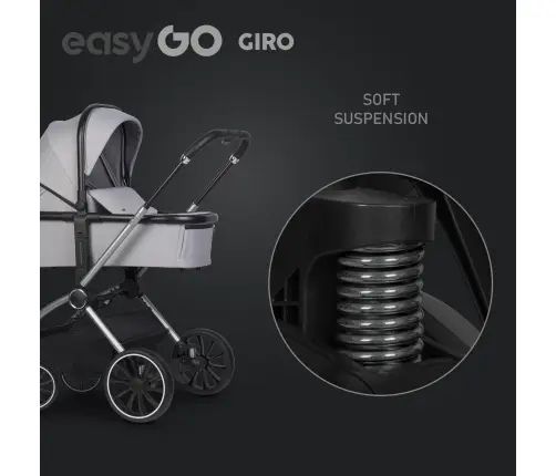 EasyGo Giro Cloudy Gray Детская коляска 2in1
