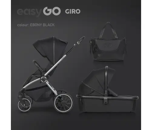 EasyGo Giro Ebony Black Детская коляска 2in1