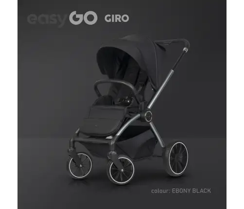 EasyGo Giro Ebony Black Детская коляска 2in1