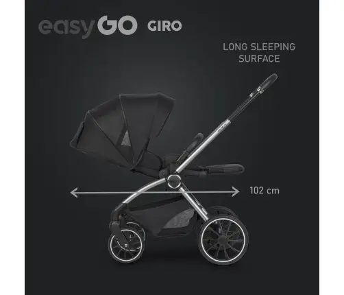 EasyGo Giro Ebony Black Детская коляска 2in1