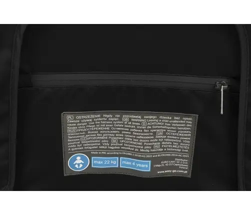 EasyGo Giro Ebony Black Детская коляска 2in1