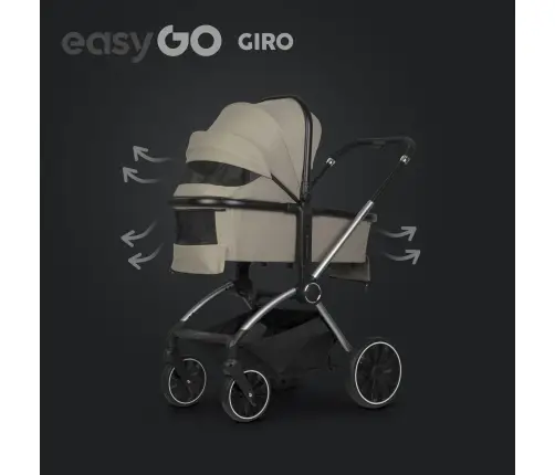 EasyGo Giro Savana Beige Детская коляска 2in1