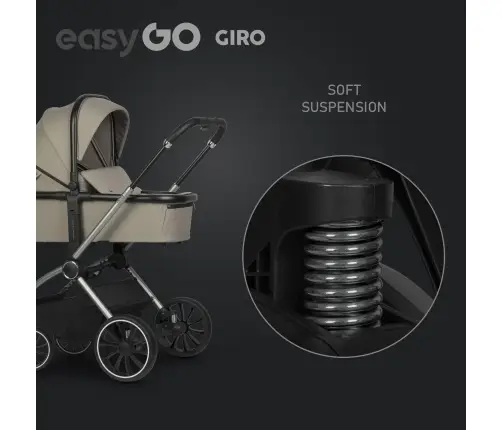 EasyGo Giro Savana Beige Детская коляска 2in1