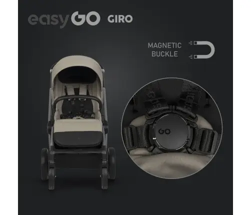 EasyGo Giro Savana Beige Детская коляска 2in1