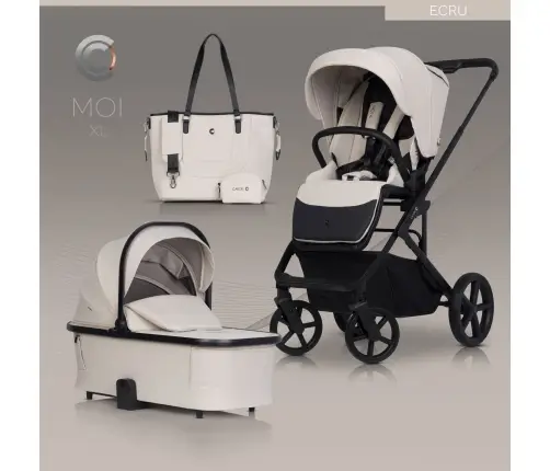 Cavoe Moi XL Ecru Vaikiškas vežimėlis