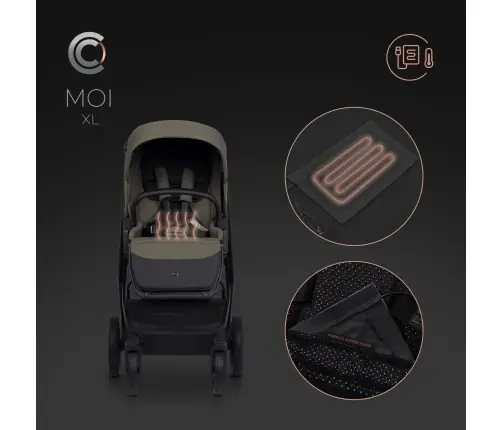 Cavoe Moi XL Moss Lastevanker 2in1