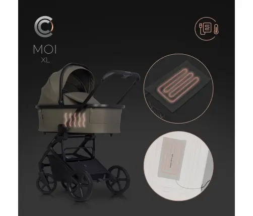 Cavoe Moi XL Moss Lastevanker 2in1