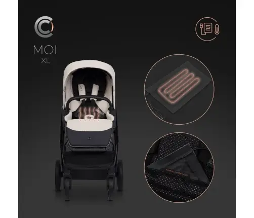 Cavoe Moi XL Ecru 2-in-1 Baby Stroller