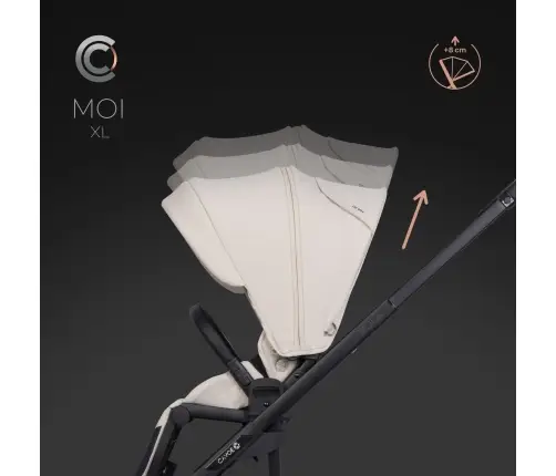Cavoe Moi XL Ecru 2-in-1 Baby Stroller