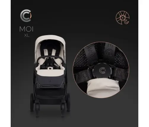 Cavoe Moi XL Ecru 2-in-1 Baby Stroller