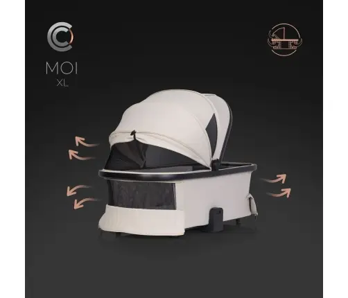 Baby Bassinet for Stroller Cavoe Moi XL Ecru