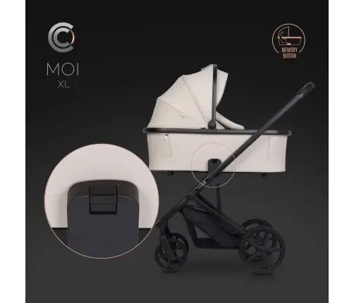 Baby Bassinet for Stroller Cavoe Moi XL Ecru