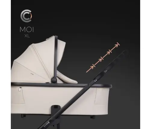 Baby Bassinet for Stroller Cavoe Moi XL Ecru