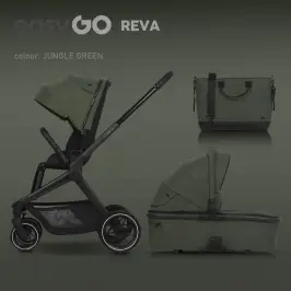 EasyGo Reva Jungle Green Vežimėlis 2 in 1