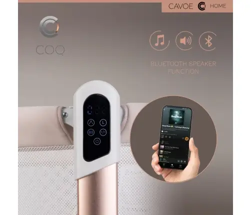 Elektryczna kołyska łóżeczko 4w1 Cavoe COQ Cashmere